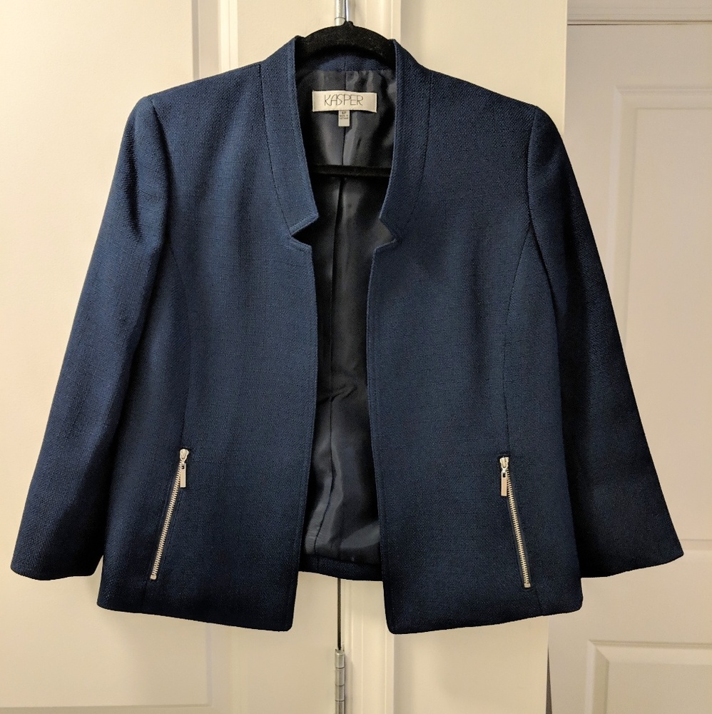 NWOT Kasper - Blue Cute Blazer